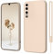 ElestBela Huawei P30 Hülle Silikon Case - Ultra Dünn Mit Microfiber, Kameraschutz Und Bildschirmschutz - Kratzfeste Hanyhülle Für P30 Khaki
