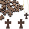 Hayaww 100 Pcs Holz-Kreuz-AnhäNger, Holz KreuzanhäNger Holzkreuz Handwerk NatüRliche Holz Kreuz Holzkreuz AnhäNger FüR Sonntagsschule Handwerk Ostern Eid Mubarak Ramadan Dekoration Schmuckherstellung