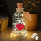 LED Flaschenlicht mit Spruch - Beste Opa,Schön Dass es Dich Gibt,LED Dekoflaschen mit Korken,Leuchtflasche Sandgestrahlt,Beleuchtete Flasche,Geschenke für Opa,Geschenk für Geburtstag Weihnachten