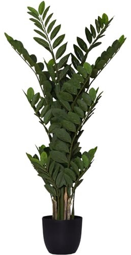 VIVANNO Kunstpflanze Glücksfeder Zamioculcas künstlich ZAMI 120 cm