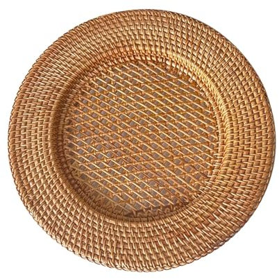 perfk Piatto Rotondo in Rattan Vassoio per Frutta in Rattan Riunioni Natalizie Oggetti di Scena per Foto Piatto da Portata Nuziale Sala da Pranzo Bancone