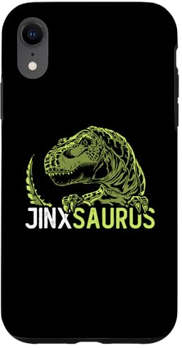 Hülle für iPhone XR Jinx Saurus Personalisierter Name Dinosaurier T-Rex
