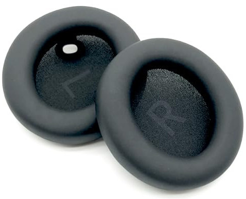 UOWGA Earpdas Replacement Cushions for Anker Soundcore Space One (S1) Headphones,Ear Pads Cushions with High-Density Noise Cancelling Foam，Soft Protein Skin-Black
