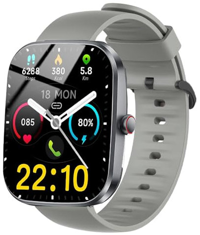 Blueshaweu Ersatzarmband für T70 Smartwatch, 4,9 cm (1,9 Zoll), weiches Silikon-Ersatzband mit Edelstahl-Schnalle, kompatibel mit Kuizil T70/WeurGhy/Csasan T70 Smartwatch, 4,91 Zoll