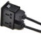 Adaptateur de câble audio à double panneau USB pour autoradio, performance sonore améliorée et montage pratique sur tableau de bord