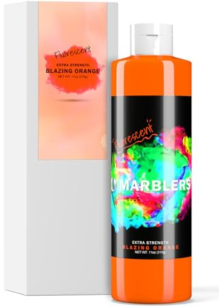 MARBLERS Tinte líquido de neón, 310 g, a base de agua, superconcentrado, pigmento líquido, inodoro, no tóxico, ideal para hormigón, cemento, mortero, lechada, yeso, pintura