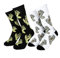 Santa Cruz Multi Hand Socken, 2er-Pack, Weiß/Schwarz, Größe 42-45, weiß, Einheitsgröße