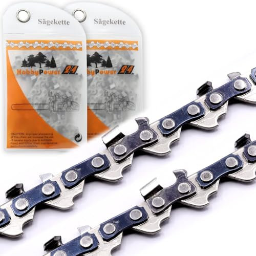 2x Sägekette Ersatzkette Kette 1/4 1,1 mm 28 TG 10cm kompatibel für Stihl GTA 26 Akku Astsäge Segekette ersetzt 36700000028