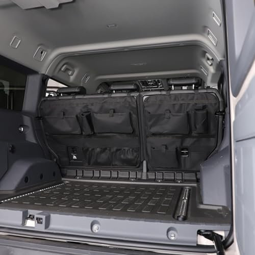 Kofferraum-Organizer-Tasche für Porsche Cayenne E-Hybrid 2019 2020 2021–2024, super Kapazität, Auto-Rücksitz-Hänge-Organizer, wasserdicht, langlebig, faltbar, Innenzubehör