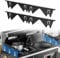 2 Paires Couvercles de Fente de Cuisinière, Rétractables, Résistants à la Chaleur, Longueur de 35 à 70 cm, Stove Gap Covers Stainless Steel, pour Combler Les Espaces Entre la Cuisinière et le Comptoir
