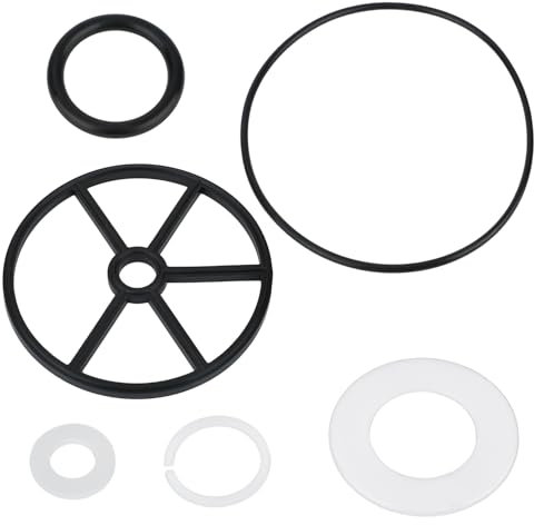 Gosknor Kit de 6 Juntas de Araña para Filtro de Piscina, Goma Juntas Válvula Filtro Piscina Compatible con válvulas Hayward Vari-FLO SP0710T y SPX0710CA