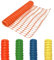 Plastic Mesh Fencing 1m x 50m - Temporary Safety Fence for Construction, Work Sites, Garden, Pet Barriers, and Events in Orange, Yellow, Green, Blue (Orange)