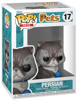 Funko POP! Pets: Persian Cat | Offizieller Fanartikel und Merch - Vinyl Sammelfigur als Regal Deko - Geschenkidee zum Geburtstag für Fans und Sammler
