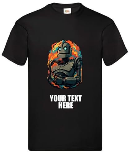 Iron Kid's Children's T-Shirt Custom Personalised Tshirt Tee Kids Shirt Top Cute Merch Funny Boys Girls Unisex Black Giant The