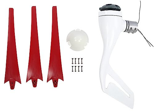 Garosa 100W Wind Generator 3-Klingen Windmühle Generator Doppel Rinde Kugellager, Dreiphasig (24V)