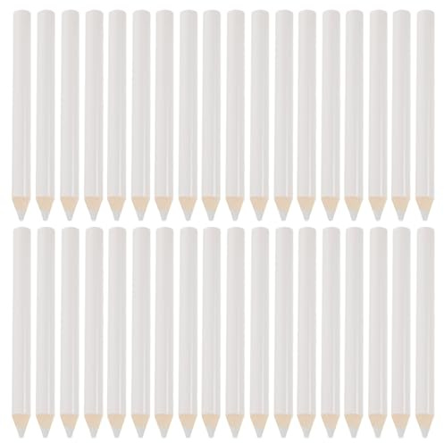 Healeved 50pcs Drill Pencil for Nail Art Tool Crystal Pickup Tools for Rhinestone Art Painting Manicure Pencil for White Nail Tip Whitener