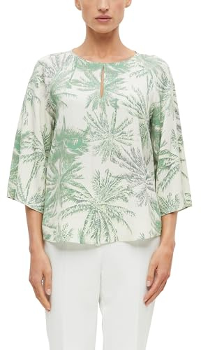 s.Oliver Damen 2180562 Bluse 3/4 Arm mit Allover Print (1er Pack)