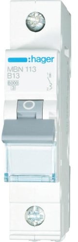 Leitungsschutzschalter 1pol. B-13A, 6kA MBN113 3250614310089 Hager