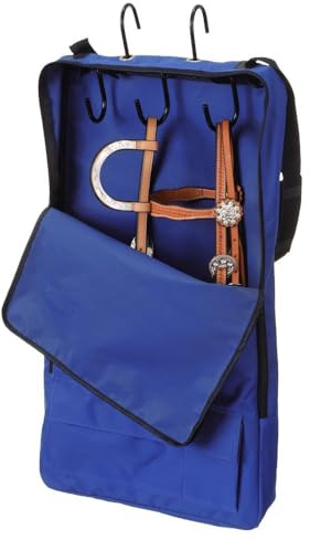 Tough 1 Robust 1 Zaumzeug/Halfter mit 3 Zinken Tack Rack, Herren, königsblau, 16 X 30