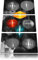 Pixxprint Bunte Lampen in Asien, Leinwandbild 3 Teilig, Gesamtmaß: 120x80cm, Wandbild, Dekoration, fertig gespannt, Kein Poster