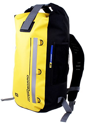 Overboard Wasserdichter Rucksack OB1141Y, Gelb, 42 x 36 x 6 cm, 20 Liter, 1882