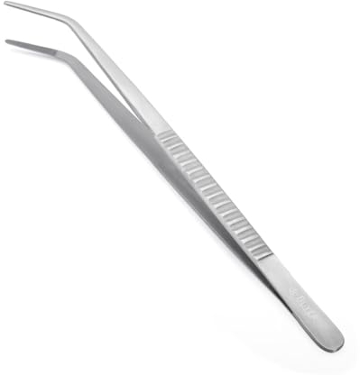 De Buyer - Pince embout coudé en inox de présentation - 35 cm -