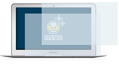 BROTECT Entspiegelungs-Schutzfolie für Apple MacBook Air 11 (Anfang 2015) (2 Stück) Matte Displayschutz-Folie, Anti-Reflex, Anti-Fingerprint