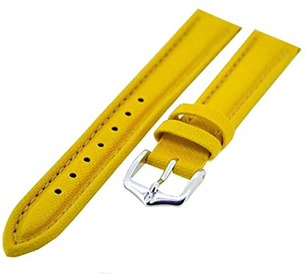 Hirsch Uhrenarmband ProSport Textil Gelbsilber 18mm 1871957318 NEU5912