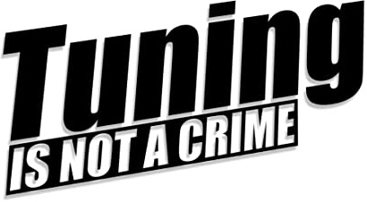 TUNING IS NOT A CRIME L 2510 (schwarz) // Sticker OEM JDM Style Aufkleber