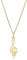 Elli Halskette Damen Notenschlüssel Symbol in 925 Sterling Silber