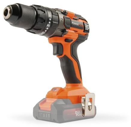 POWER plus Dual Power Akku-Schlagbohrmaschine POWDP15200-3 in 1: (Schlag-) Bohren und Schrauben, 20 V Bohrmaschine, 50 Nm, Links-Rechts-Schalter für Schrauben, Ohne Akku oder Ladegerät