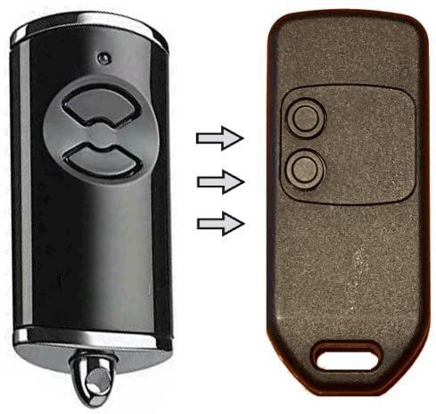 Ersatz Handsender EASY-TEC-BS-2 für Hörmann BS BiSecur 2 Kanal 868 MHz.
