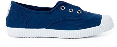 Pisamonas Zapatillas Lona Punta Goma Sin Cordones Talla 43 Color Azul Navy