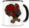 Samunshi® Tasse mit Motiv Bad Rooster Kaffeetasse Lustige Tassen zum Geburtstag Becher Teetasse Kaffeebecher Geschenk für Hahn und Hühner Gockel Fa