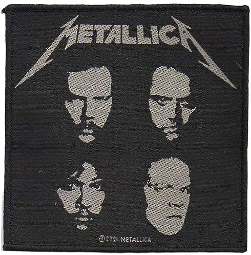 Metallica Standard Patch Black Album 2021 Official Black Taglia unica
