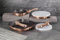 Berlinger Haus, Set de 5 Pièces, avec poignée détachable, Collection Rose Gold, en alu forgé, revêtement en marbre antiadhésif à 3 couches, Convient à tous types de plaques de cuisson
