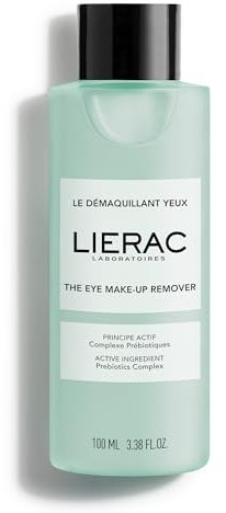 Lierac - Démaquillants - Le Démaquillant Yeux 100ml - Hyigène Visage - Prébiotiques - Bi-phase - Démaquille - 99% d'ingrédients d'origine naturelle - Convient Yeux sensibles - Porteurs de lentilles