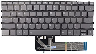 New Keyboard for Lenovo IdeaPad Flex 5-14ALC05 5-14ARE05 5-14IIL05 5-14ITL05 Yoga 7-14ITL5 7-14ARE05 7-14IIL05 7-14ITL05 Yoga Slim 7-14IIL05 7-14ARE05 7-14ITL05 7-14ITL5 with Slim 7 Pro-14 Backlit US