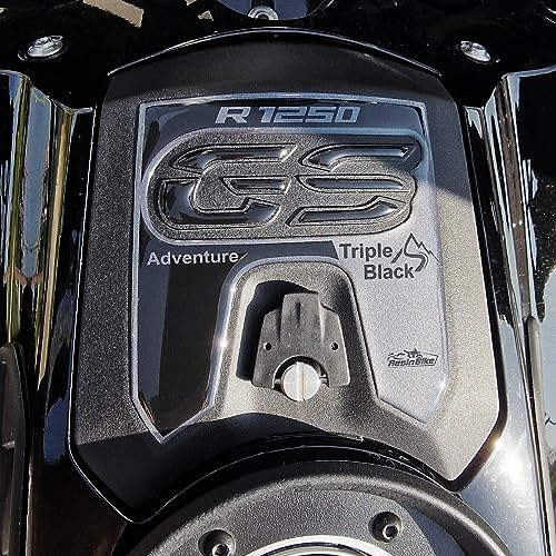 Resin Bike Aufkleber Motorrad Kompatibel Mit BMW R 1250 GS Adventure 2021-2022 Triple Black. Schutz Motorrad Gepäckträger vor Stößen und Kratzern. Aufklebersatz 3D-Harzklebstoff - Stickers