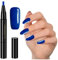 3 in 1 Nail Polish Pen, UV/LED Nail Polish Gel - Need To Use Nail Lamp for Drying - One Step Gel Nail Polish Pen Brush Soak Off Gel Ideal for Home and Professional Manicure, 1PC