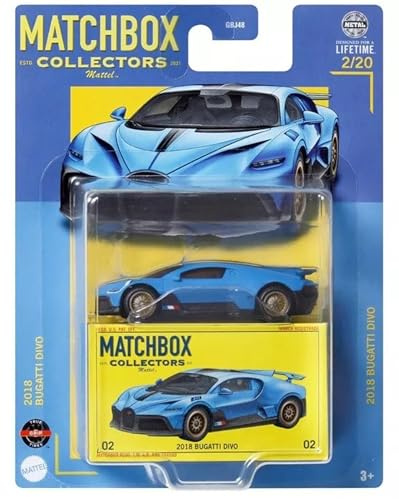 Matchbox 2018 Bugatti Divo, Sammler 2/20 [Blau] | Sammler 2/20