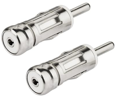 2 adattatori per antenna per auto, adattatore stereo universale, per ricevitori radio audio auto