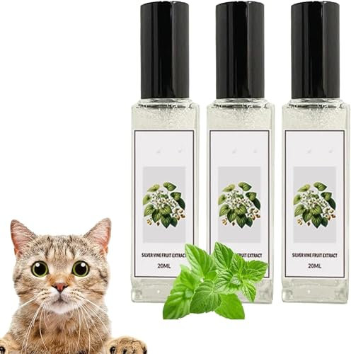Kolarmo Herbal Cat Joy, Katzenminze-Spray für Katzen, Kräuterspray für Katzen, Kräuterfreude-Spray, Katzenkratzspray, Katzentrainingsspray mit Katzenminze, transparentes Verhaltensspray für Katzen und