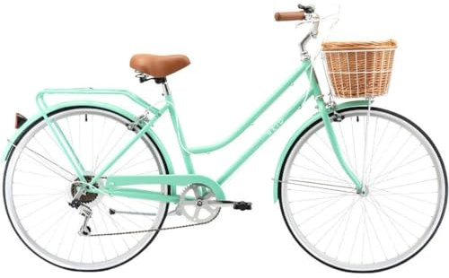 REID Urban Fahrrad 28 Zoll Damen Classic Lite Mint Green L – 52 cm 7 Gänge