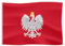Drapeau médiéval avec armoiries pour s'amuser en plein air Drapeau historique (Royaume de Pologne)