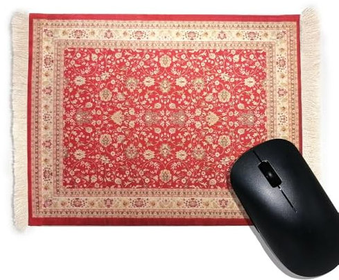 CHTME Tapis de souris 1 pièce vintage rétro bohème Tapis de souris Persan Tapis oriental comme tapis de souris table mini tapis de souris accessoires de bureau pour bureau maison ordinateur portable