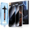 MAGIC JOHN 2 Stück für iPhone 16 ProMax(6,9 Zoll) für Panzerglas Sichtschutz, Auto-Dust-Eliminierung, Anti Spy, 9H Härte Folie, Einfache Installation, Bläschenfrei