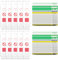Ladder Tags,10 Holders and 40 Ladder Inspection Tag Inserts,Safety Ladder Inspection Tags and Holder Set for Indoor & Outdoor All Ladder Types Protect