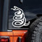 Autoaufkleber 31808 13 5x15 CM Vinyl Aufkleber Don t Tread on Me Autoaufkleber Wasserdicht Auto Dekore