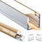GEEKLUX Profilé alu pour ruban LED 2m 20 pièces - Profilé led encastrable avec diffuseur, Rail led avec éclairage uniforme, compatible rubans Led jusqu'à 15mm (2m 20 pièces)